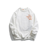 Crew Neck Sweatshirts for Men Men's Vintage Sweater Men's Capless round Neck