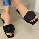 Women Open Toe Sandals Flats Summer Flat Open Toe Plus Size Casual Sandals