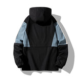 Men's Hoodie Jacket Men's Loose Contrast Color