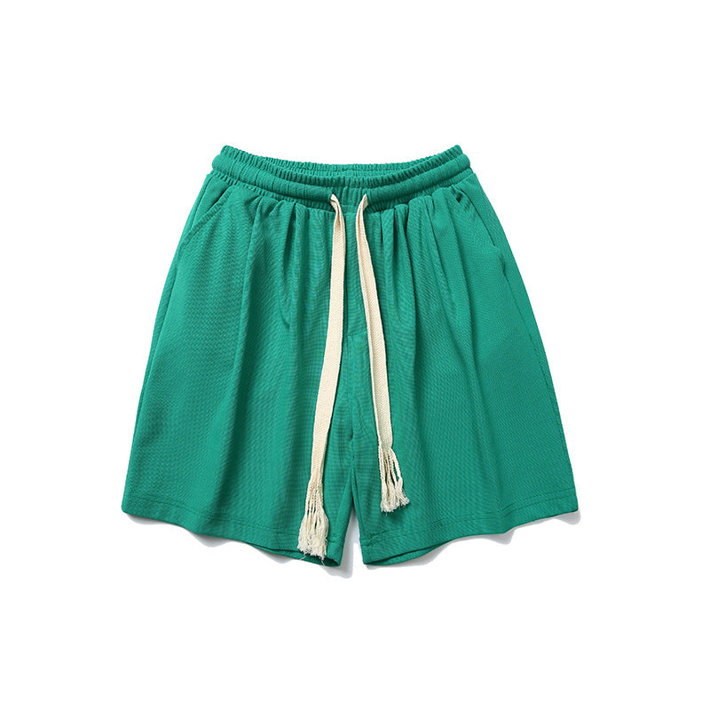 Men Shorts Summer Men's Solid Color Simple Casual Pants