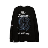 Man Fall Outfits Vintage Graffiti Printing Long Sleeve T-shirt Men and Women Autumn Sweater
