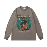 Man Fall Outfits Long-Sleeved T-shirt Men's Winter Casual Loose Fashion Brand