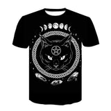 Skull T Shirt Digital Printing Leisure