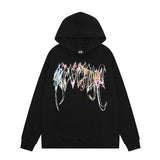 Kanye West Sunday Service Hoodie Autumn And Winter Avengers Vintage Trendy Painted Portrait