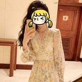 Regency Dress Gentle Floral Dress