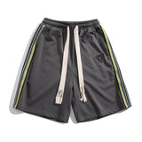 Men White Shorts Summer Exercise Shorts Men's Casual