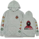 Squid Game Costume Hoodie Casual Sports Sweater for Men