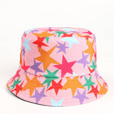 Bucket Hat Fishing Cap Cotton Print Fisherman Hat Printing Female Outdoor Casual Sun Hat