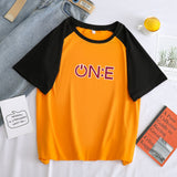 BTS Proof T Shirt Summer Patchwork Short-Sleeved T-shirt
