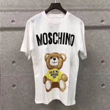 Moschino T Shirt Teddy Bear Printed Round Neck T-Shirt