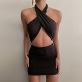 Music Festivals Rave Outfits Dress Summer Women's Clothing Fashion Hollowed-out Sexy Dress for Women