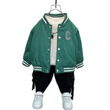 Toddler Boys Jackets Boys' Jacket Spring and Autumn Baseball Uniform