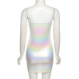 Music Festivals Rave Outfits Dress Spring and Summer Women's Clothing Fashion Backless Slim Dress