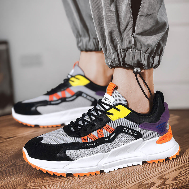 Men's Sneaks & Athletic Jogging Shoes Spring/Summer Mesh Fashionable Sports Shoes Men's Casual Shoes