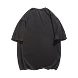 Men T Shitrs Letter Printed Round Neck
