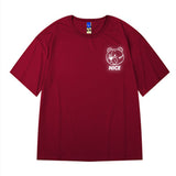Men T-Shirts Loose Oversize Half Sleeve