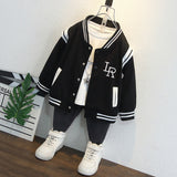 Toddler Boys Jackets Boys' Jacket Spring and Autumn Baseball Uniform