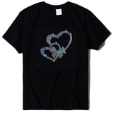 Valentine's Day T Shirt Short-Sleeved T-shirt Summer plus Size Top