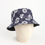 Bucket Hat Fishing Cap Cotton Print Fisherman Hat Men and Women Vintage Printing Bucket Hat Outdoor