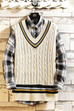 Men's Jackets Men's Sweater Sleeveless Spring and Autumn Sweater