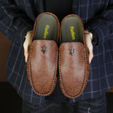 Men's Loafers Relaxedfit Slipon Loafer Men Shoes Casual Slippers Summer Printed Men's Shoes