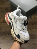 Unisex Balenciaga Clunky Sneaker  Triples Crystal Air Cushion Thick Sole Height Increasing Hot Casual Sports Shoes