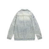 Men Denim Jackets Autumn Zipper Denim Jacket Coat Men and Women