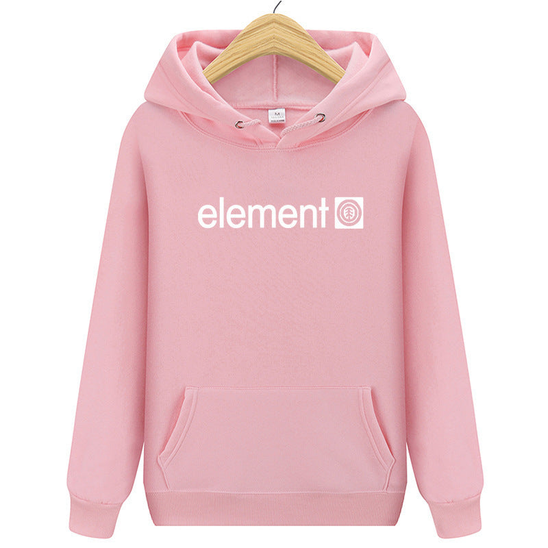 Adolescence Sweatshirt Hooded Pullover Fleece-Lined Sweatshirt Fleece