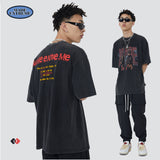 Y2g Shirts for Boys Vintage Animal Print Short Sleeve Loose