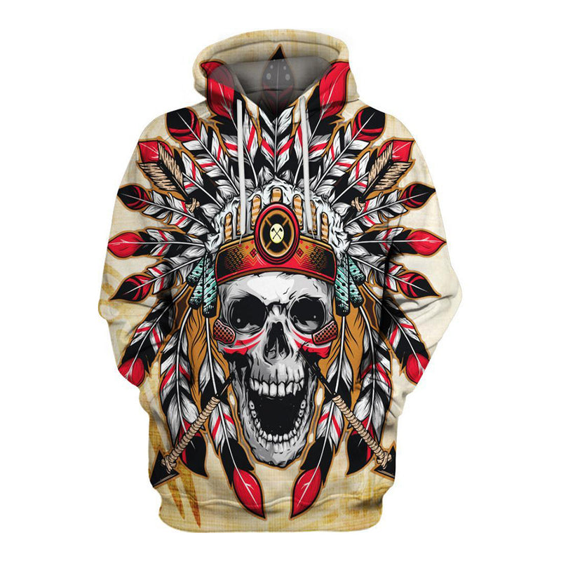 Skull Apparel Cardigan Printed Pullover Digital