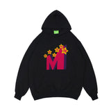 Man Fall Outfits Vintage Casual Hoodie Letter Hip Hop Hooded Sweater
