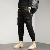 Cuffed Cargo Pants Men's Overalls Trendy Outdoor Men's Pants Width