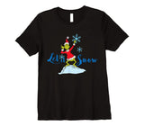 Men and Women Grinch Shirt Christmas Grinch Printed Short Sleeve round Neck T-shirt