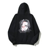 Kanye West Sunday Service Hoodie Autumn And Winter Colorful Letter Hoodie Fleece-Lined