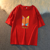 BTS Proof T Shirt Summer round Neck Loose Large Size Short Sleeve T-shirt