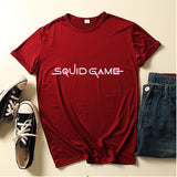 Squid Game Costume round Six Pattern Printed Short-Sleeved T-shirt