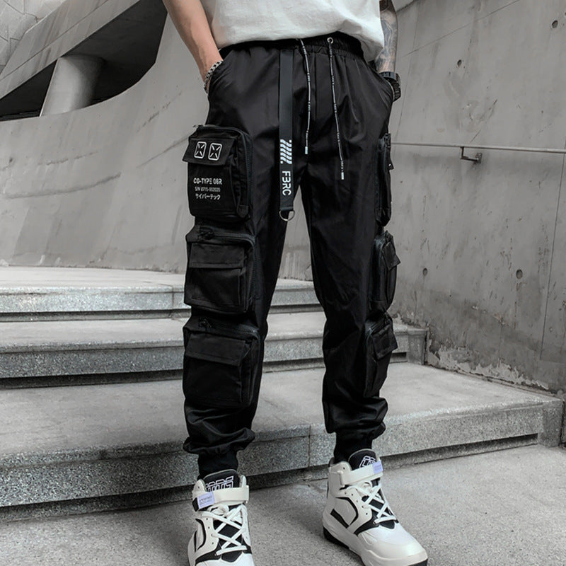 Men's Pants Spring and Summer Men's Ankle-Tied Casual