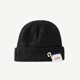 Red Beanie Hat Women's Autumn and Winter Warm Knitted Hat Beanie Hat Sleeve Cap
