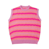 Man Fall Outfits Vest Men's and Women's Loose Harajuku Style Casual Couple Sweater Coat