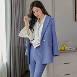 Interview Suit Women's Long-Sleeved Suit Casual Fashion Spring, Autumn and Winter