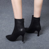 Beth Dutton Shoes Autumn and Winter Zipper Women's Boots Black Cowhide Fashion Boots