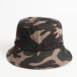 Bucket Hat Fishing Cap Cotton Print Fisherman Hat Camouflage Bucket Hat Female Outdoor Climbing