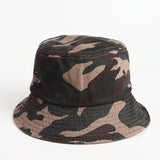 Bucket Hat Fishing Cap Cotton Print Fisherman Hat Camouflage Bucket Hat Female Outdoor Climbing