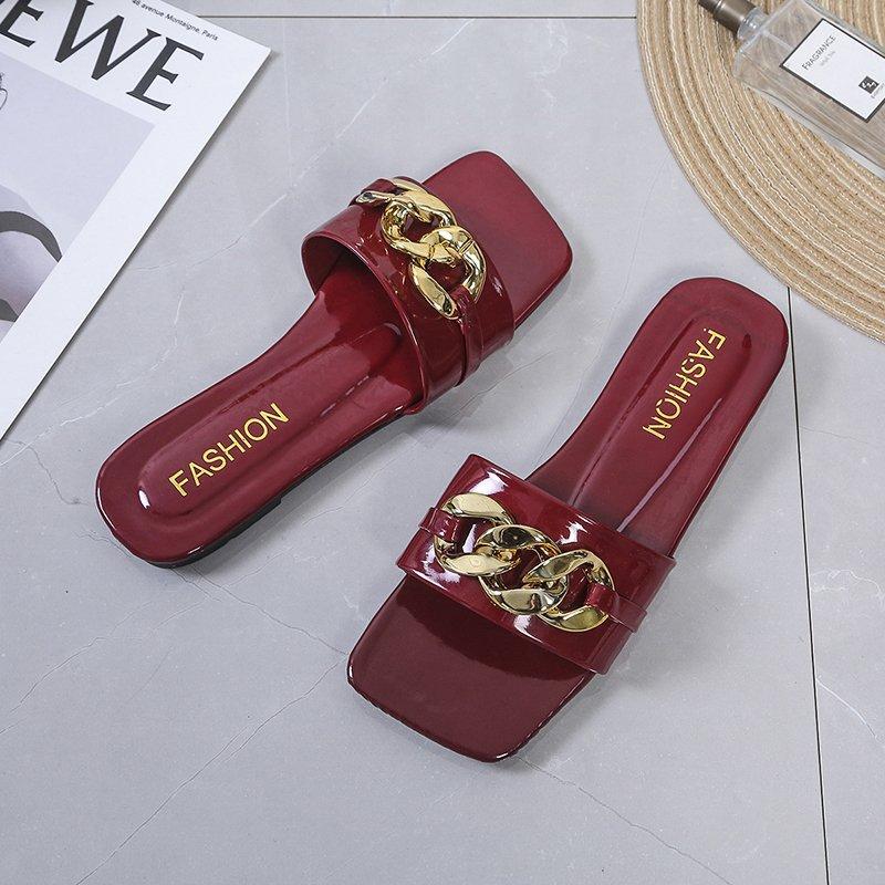 Women Open Toe Sandals Flats Summer Flat Sandals