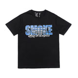 Vlone T Shirt Print Loose Cotton Short Sleeve T-Shirt Hip Hop Men And Women