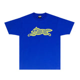 Ice Cream Running Dog T Shirt Loose Printed Audio Rap T-shirt