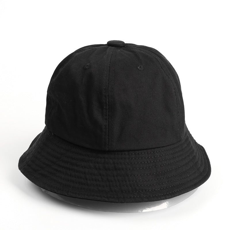 Bucket Hat Fishing Cap Cotton Print Fisherman Hat Camouflage Hat Men Solid Color Fashion