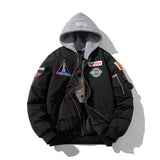 Varsity Jacket Casual Jacket Cotton-Padded Coat Men'S And Women'S Autumn And Winter Baseball