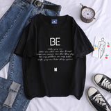 BTS Proof T Shirt Summer Loose Cotton T Top for Women