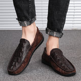 Men's Loafers RelaxedFit SlipOn Loafer Men Shoes Summer British Style Leather Casual Shoes Business